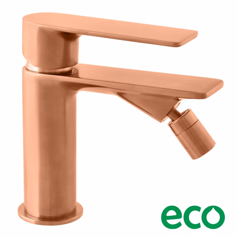 NIL - Rubinetto per bidet senza scarico, Rose Gold - spazzolato NL144.0ZRK, RAV Slezák