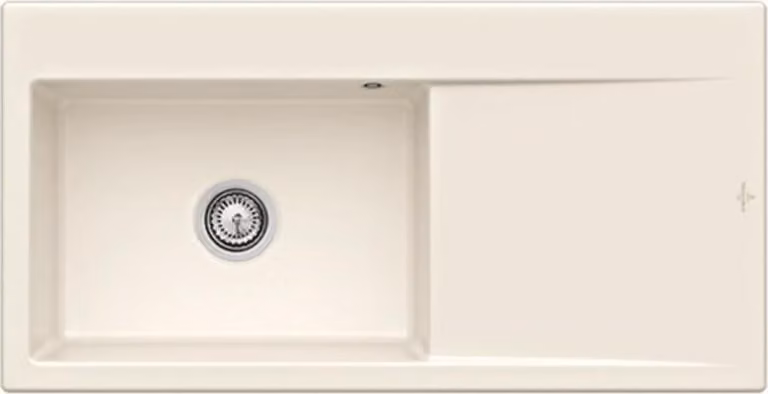 V&B Spüle Subway Style 60 Spülbecken links, crema CeramicPlus