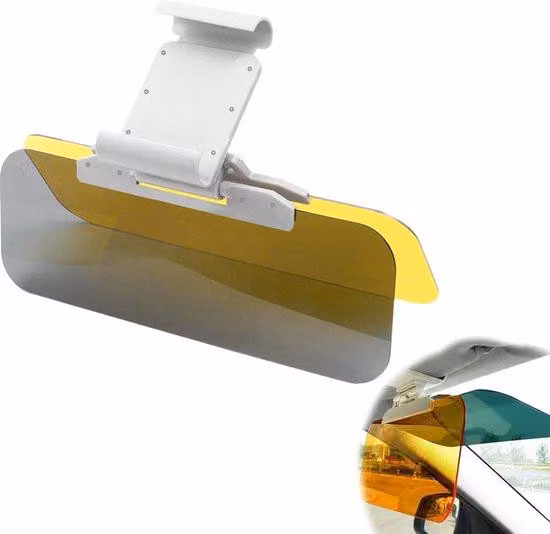 Ombrellone 2 in 1 - Giorno e notte - Prolunga per ombrellone - Auto - Guida diurna e notturna - Ombrellone con manopola di regolazione - Protezione UV regolabile