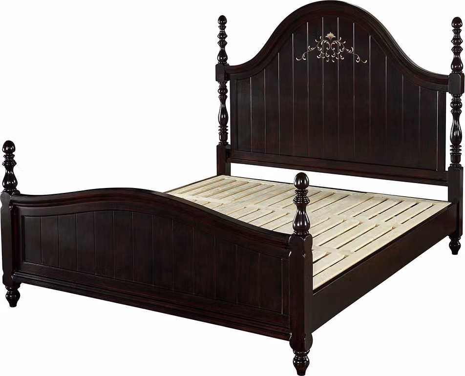 Designer Bett Landhaus Holz Hotel Metall Betten Doppel Schlaf Zimmer Holz möbel