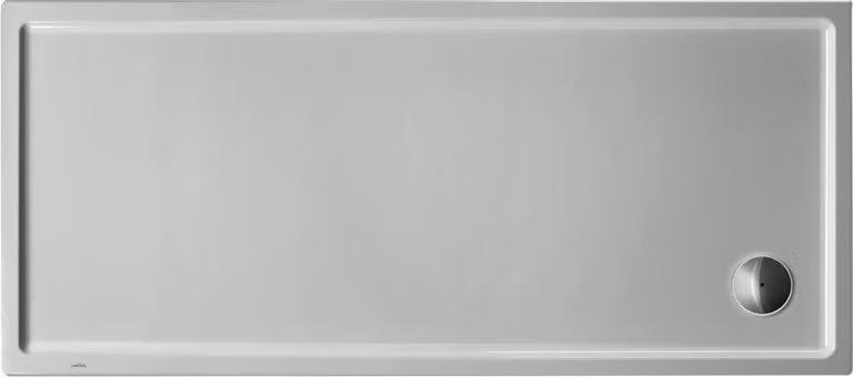 Piatto doccia rettangolare Duravit SLIMLINE STARCK con superficie antiscivolo, 1700 x 750 x 60 mm, bianco
