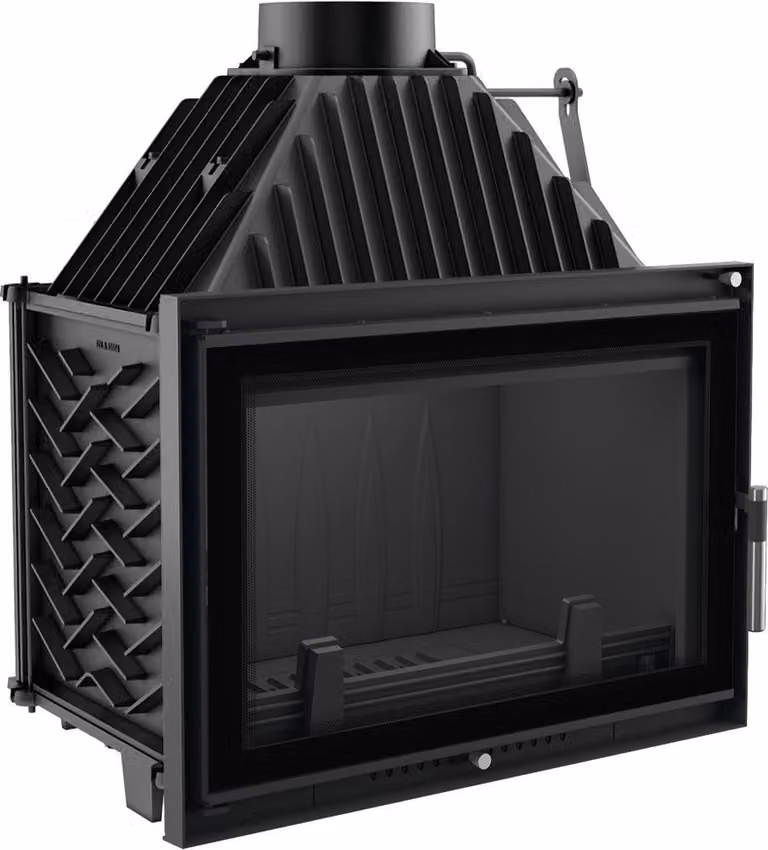 Caminetto in ghisa per legna OLIWIA DECO 16 kW Ø 180