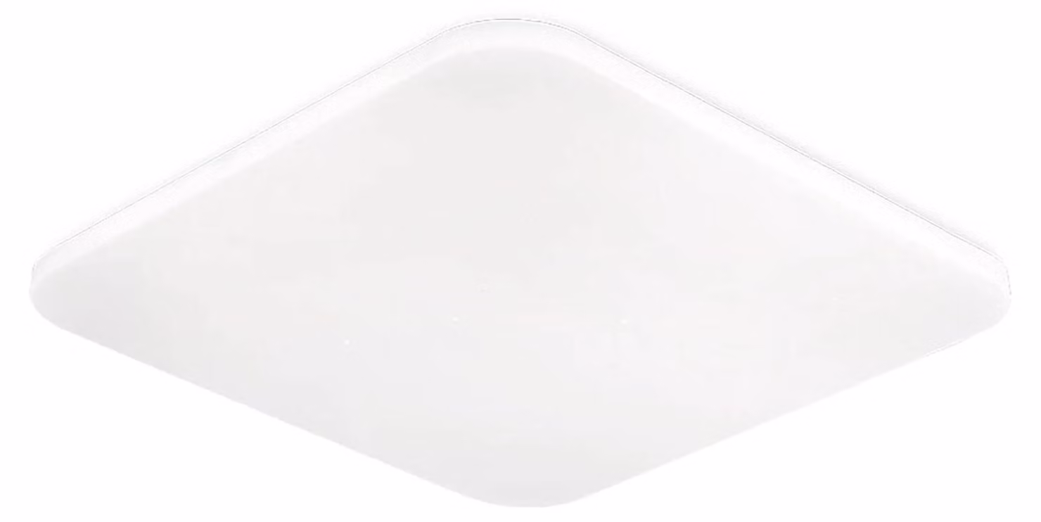 Plafoniera a LED Braytron, plafoniera angolare da 24 W con effetto cielo stellato, temperatura di colore 3IN1, 2450 lumen