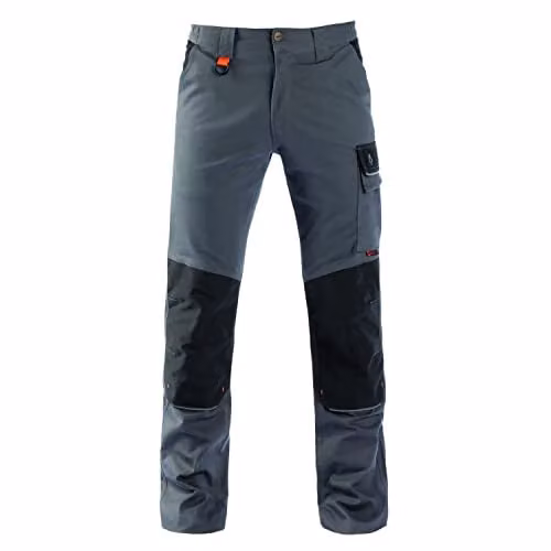 Kapriol Pantalone da lavoro Tenere Pro grigio M con tasche multifunzionali