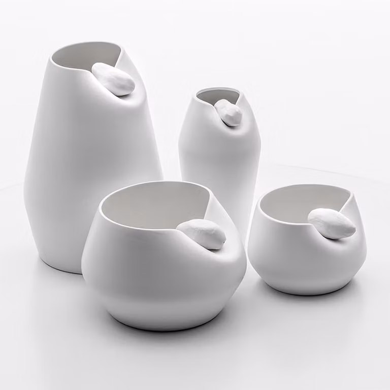 Vaso scultura Bacio Adriani e Rossi