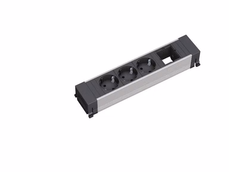 BACHMANN CONFERENCE TOP FRAME Inserto medio 3x contatto di terra 1x ABD