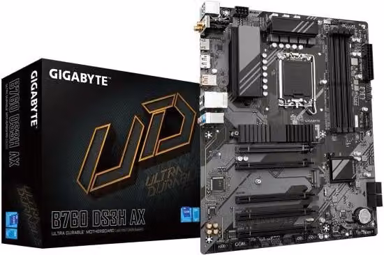 Gigabyte Mb 1700 12/13/14gen. B760 Ds3h Ax 4xddr5 4xsata Wifi Hdmi/dp