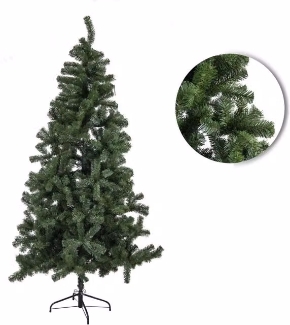 Albero di Natale modello Prato VACCHETTI Verde, H 240 cm, ø 143 cm, 1291 rami