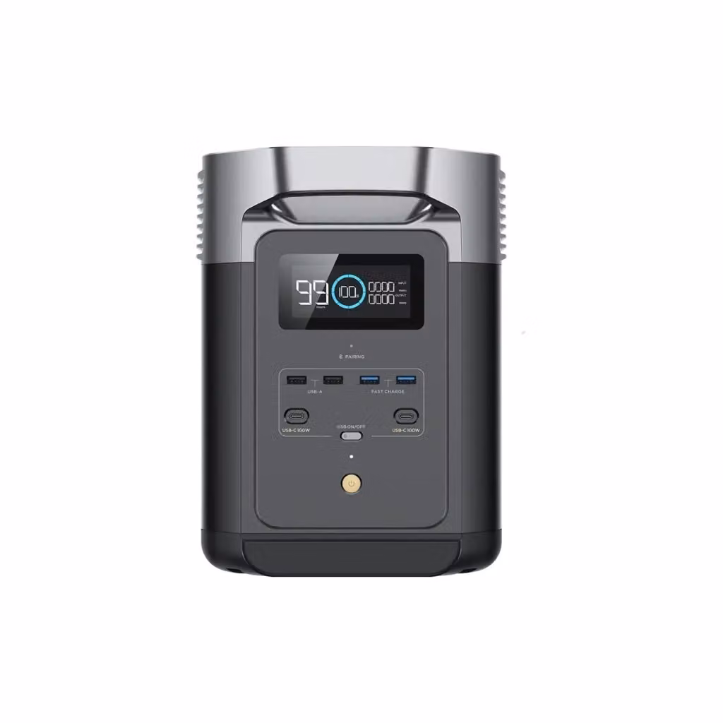 EcoFlow Delta 2 Power Station Portatile 1024 Wh LiFePO4 1800W con 6 Prese AC, Wi-Fi e Bluetooth, colore Nero – 2
