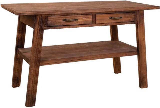 Mobile ingresso in legno marrone, 127x56x76h cm