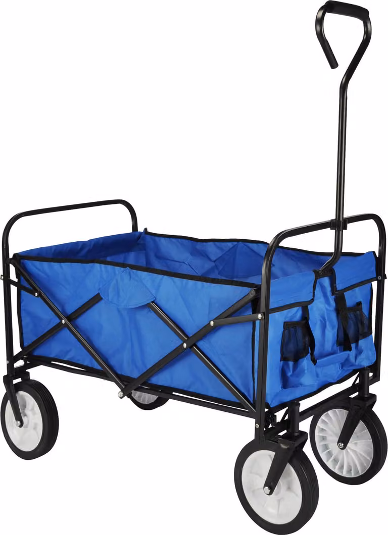 HI Carrello pieghevole Blu 53,5x83x27 cm