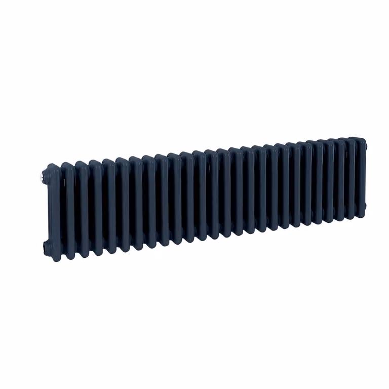 Radiatore Orizzontale a Colonne (2 Colonne) 300mm x 1190mm - Blu (Deep Sea Blu) - Regent