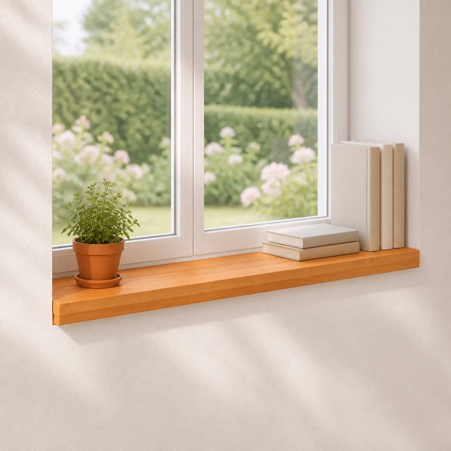 vidaXL Soglie per finestre 2 pz Marrone Chiaro 70 x 25 x 2 cm