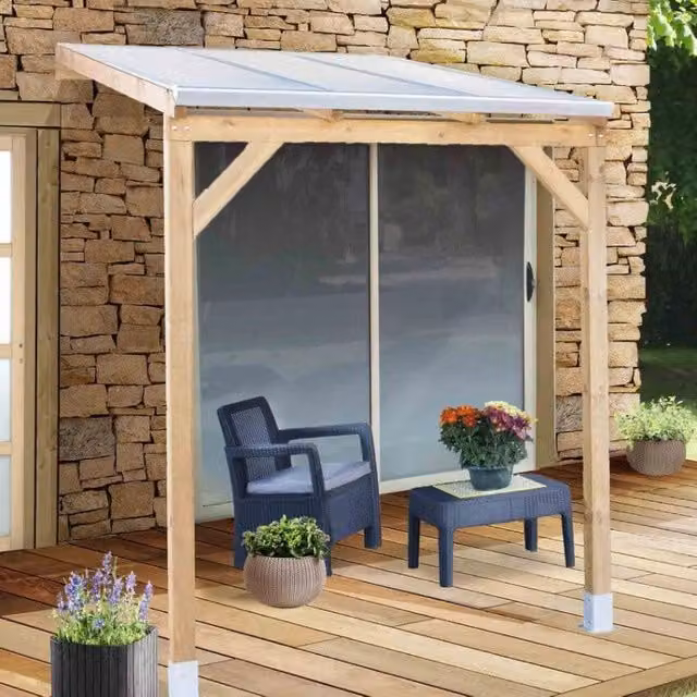 Tetto Couv'Terrasse in legno 3x2m - con tetto
