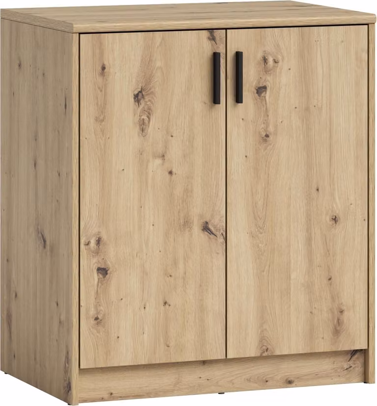 Cassettiera >Nelly< in rovere Artisan - 74x86x50cm (LxAxP)