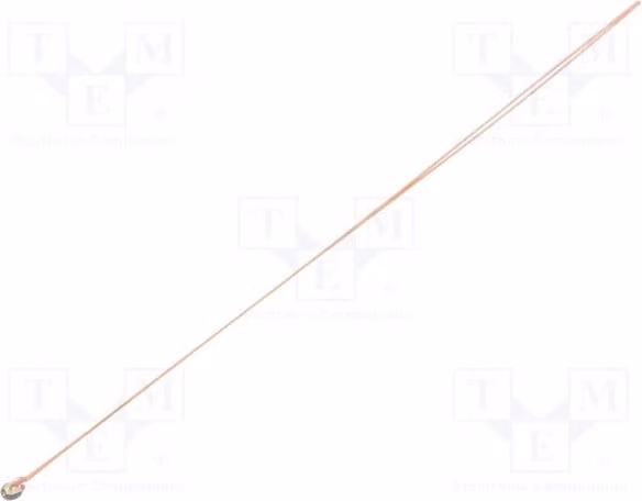1 x Termistore NTC a montaggio passante, temperatura di esercizio -40 ÷ 250°C, coefficiente di temperatura 3977K, resistenza 10kΩ, tolleranza 1%, modello TT2-10KC3-10, per misurazioni di temperatura