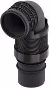 TECE 9820317 Gomito di collegamento TECE WC DN 90, flessibile
