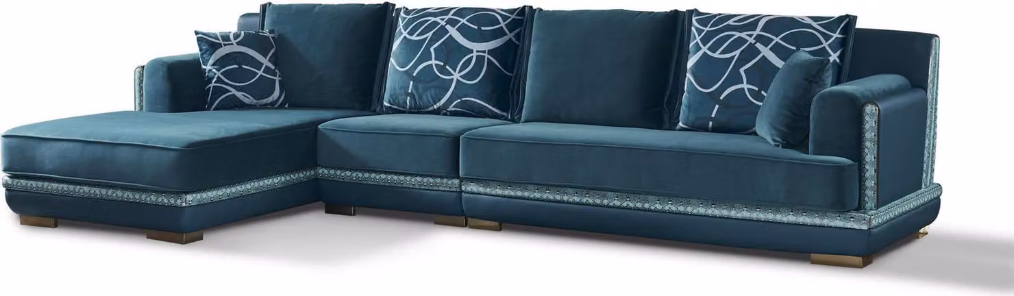 Ecksofa L-Form Wohnlandschaft Sofa Couch Polster Ecke Garnitur Leder Sofas