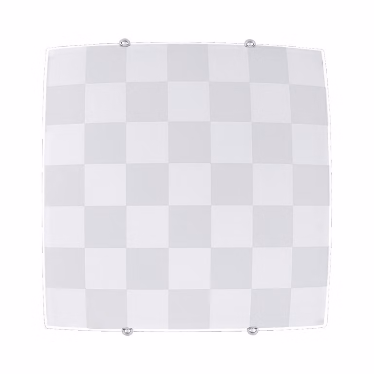 Plafoniera GARRY 1xE27/40W, 300x300, vetro L: 300, H: 300, dimmerabile