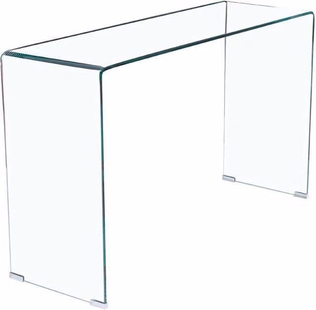 Consolle Scarlett in vetro temperato 120x40x76 cm.