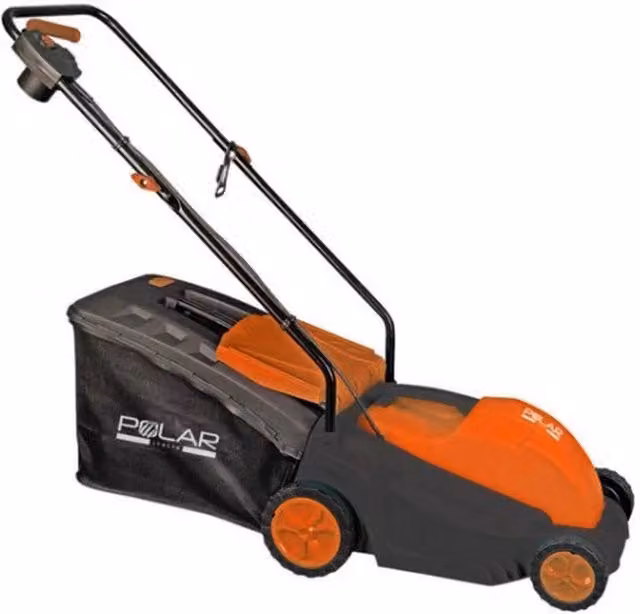 Rasaerba Elettrico a Spinta Polar 67460 Arancione 1600 W con Larghezza di Taglio 36 cm