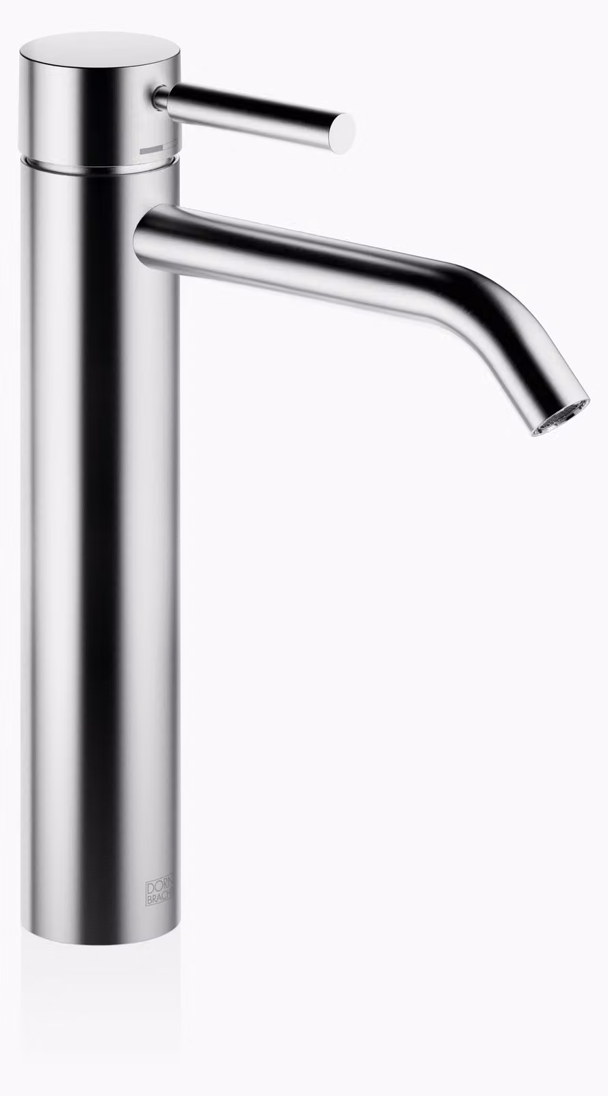 Dornbracht META Mitigeur monocommandé pour lavabos avec pied surélevé, sans garniture d'écoulement, saillie 165mm, 33539660-93, 33539660-93