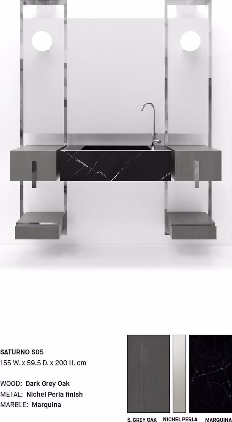Grau Badezimmer Waschbecken Armaturen Badezimmer Möbel Italien Stil Klassische
