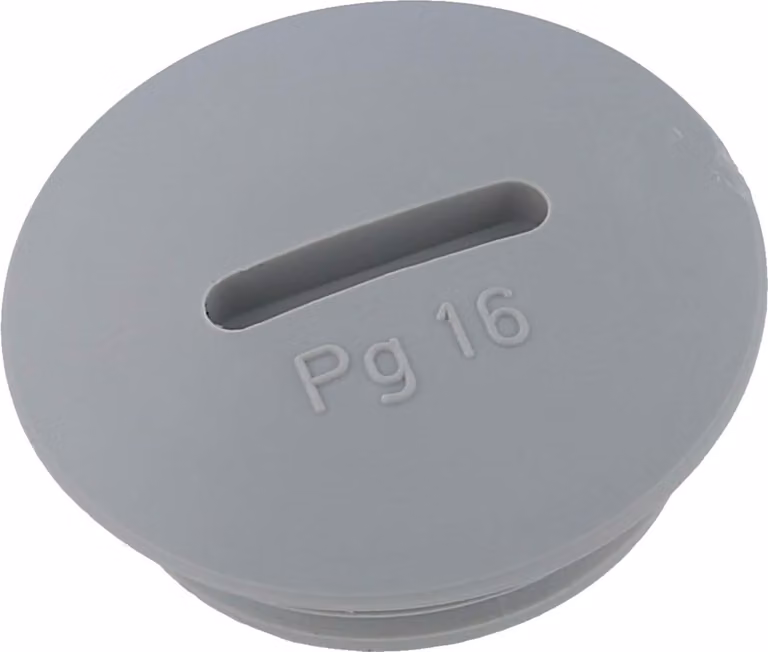 Tappo cieco PG16x1,41 KBR-16 rotondo incl. O-ring poliammide (PA) lunghezza filettatura 6,0 mm - 1 pezzo