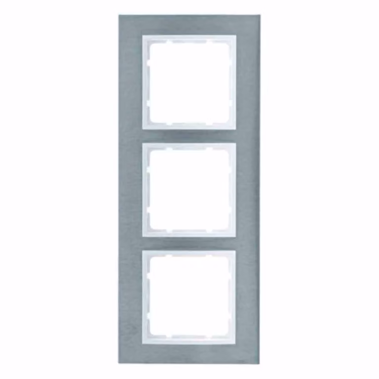BERKER telaio 3f edst mt vert B.7 metallo f.GEB-K