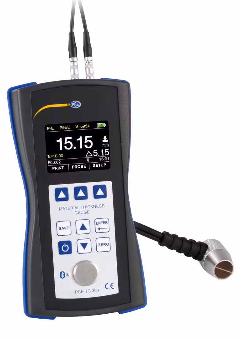 Misuratore di spessore materiali PCE Instruments modello PCE-TG 300-NO5/90