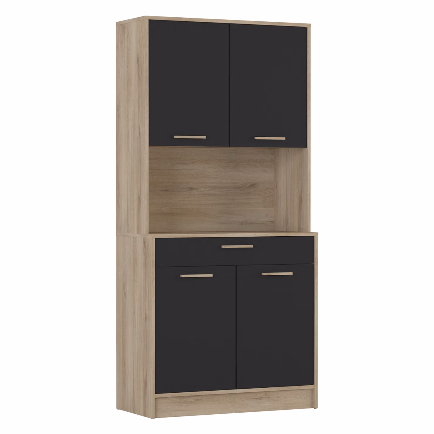 Credenza DOLCE rovere/nero