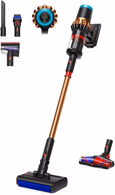 Dyson V16 Piston Animal Submarine Aspirapolvere Lavapavimenti 3in1 Nero e Oro