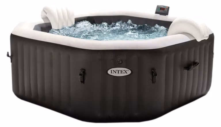 INTEX vasca da bagno con getto e bolle d'aria ottagonale PureSpa 218x71 cm 6 persone