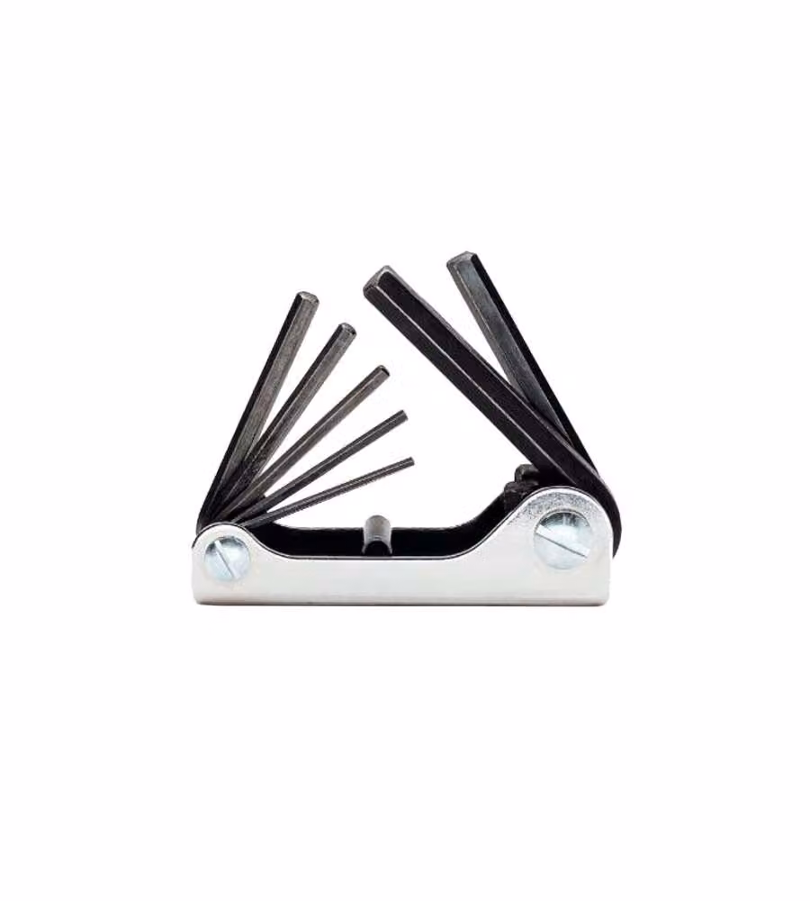 Set di chiavi maschio esagonale pieghevoli Beta 7 pezzi Nero e Cromo – 2