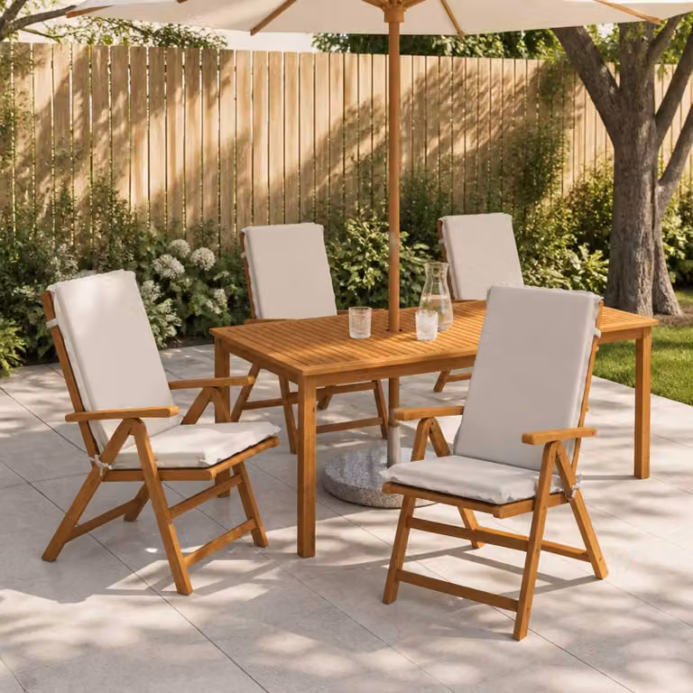 vidaXL Cuscino per sedia a schienale alto GEMERT 6 pz 100% Poliestere