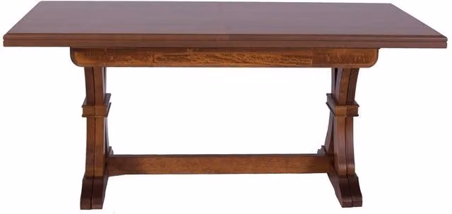 Tavolo in legno massello rettangolare allungabile colore noce 85x180-360xh79 cm EFFEZ