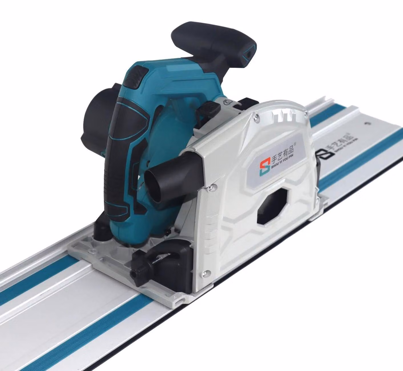 Sega a guida per legno - Sega a immersione SY-165 - 1400 W - Lama da 165 mm - Profondità di taglio 59 mm - 5000 giri/min - Spina UE da 220 V - Motore brushless