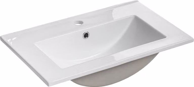 Keramik Waschtisch Waschbecken Aufsatzwaschtisch Weiß Einbau Waschitsche Becken