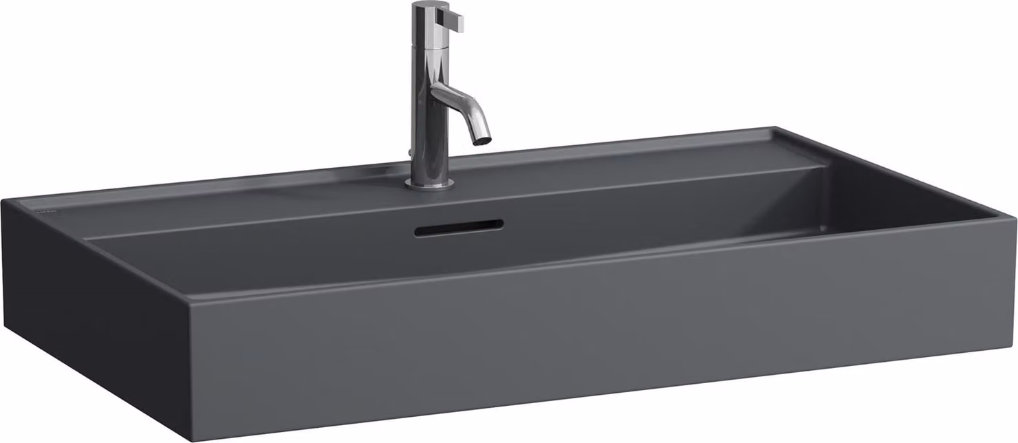 LAUFEN Kartell lavabo à poser, 1 trou pour robinet, avec trop-plein, 800x460mm, H8163367581041, H8163367581041