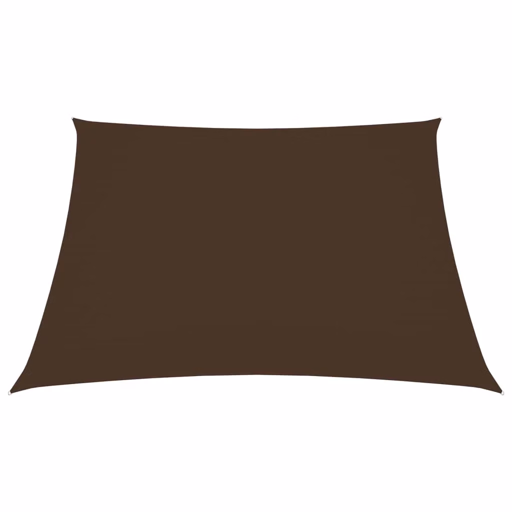 Vela ombreggiante quadrata in tessuto Oxford marrone 6 x 6 m – 2