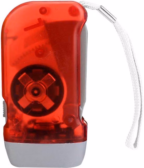 Lampada di emergenza portatile per il campeggio (rossa)