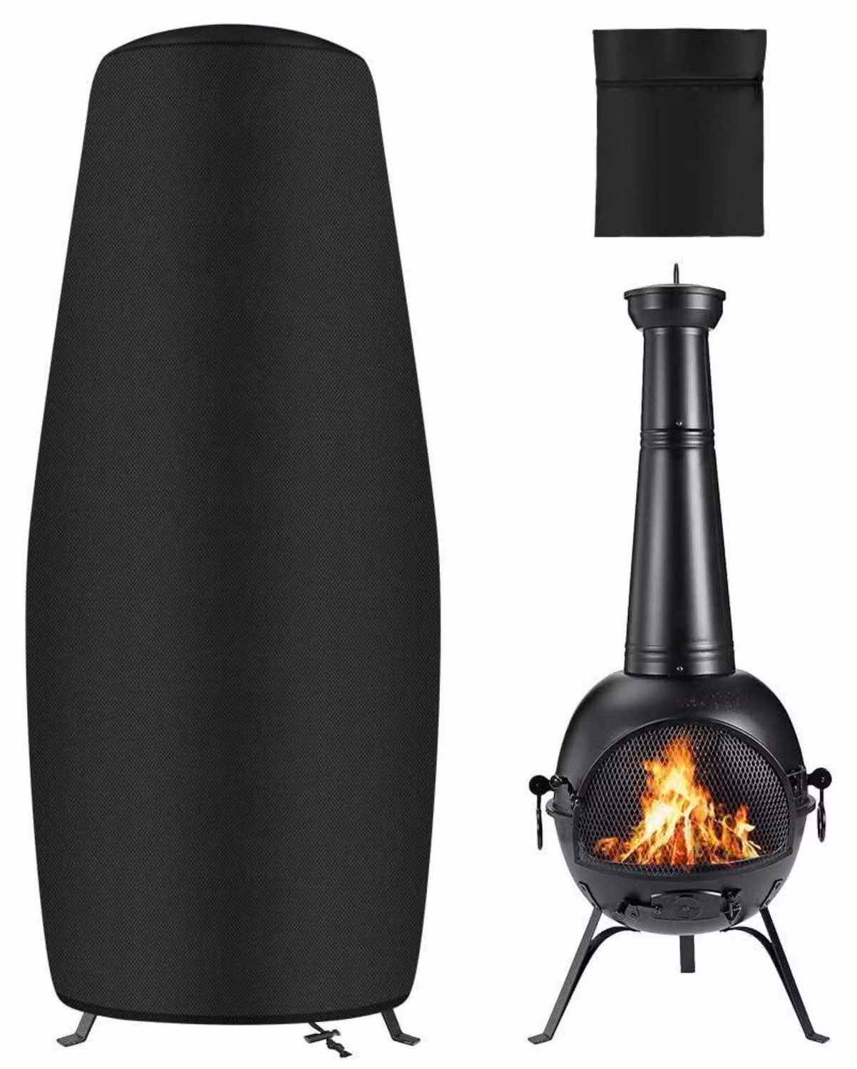 Copertura protettiva impermeabile per riscaldatori da esterno, ideale per proteggere i riscaldatori a fungo. Resistente all'acqua, al vento, ai raggi UV e agli strappi. Forma ovale, dimensioni 122x61x21 cm