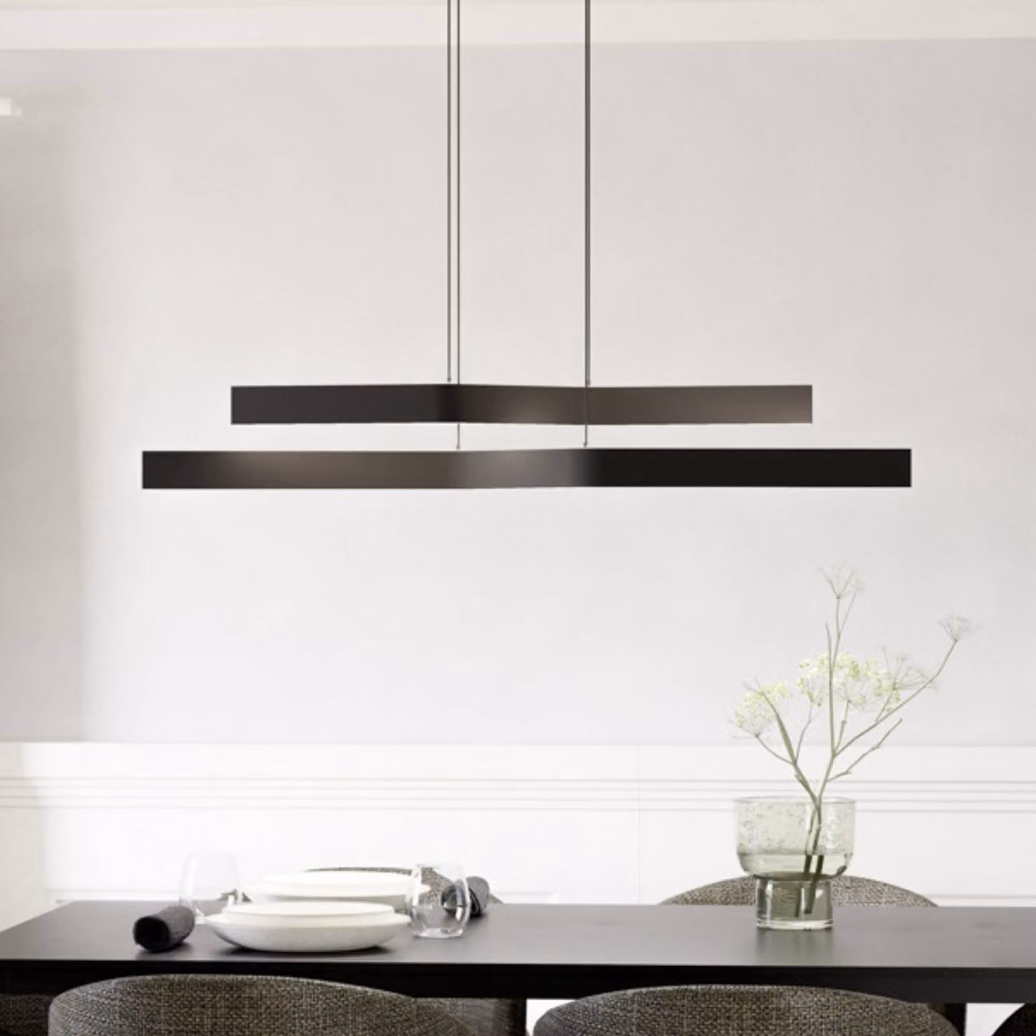 EGLO Lampada a sospensione PLAYITAS, dimmerabile, Nero, Soggiorno / Sala da pranzo, Metallo, Lampada a sospensione