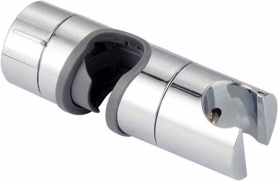 Porta-doccia per tubi con diametro di 18-25 mm, con supporto per la testa girevole a 360° in plastica ABS