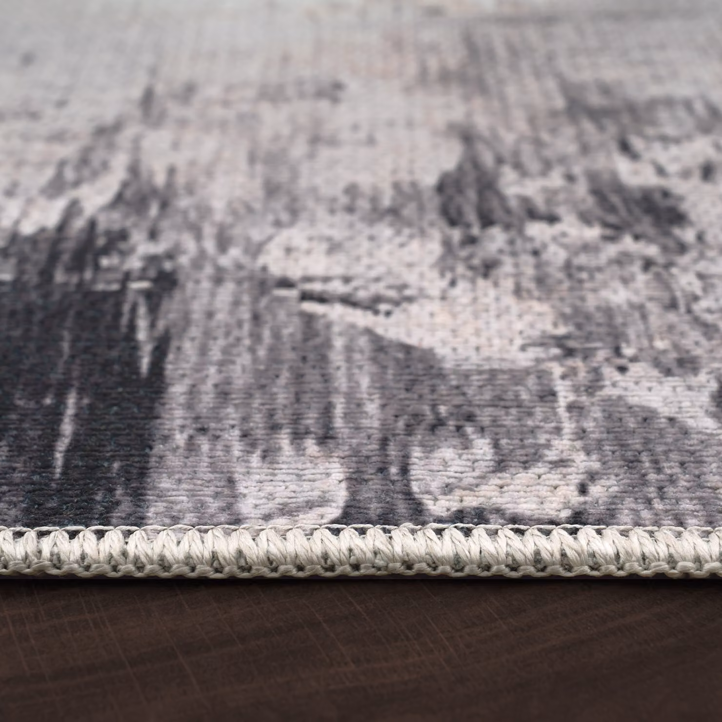 Tappeto lavabile Marsea beige con design astratto moderno per soggiorno e camera da letto L: 100 cm, P: 60 cm – 2