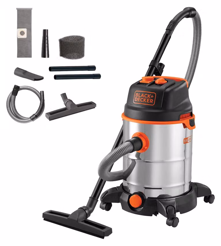 Black + Decker pulitore a umido e a secco 1600 watt, 30 litri
