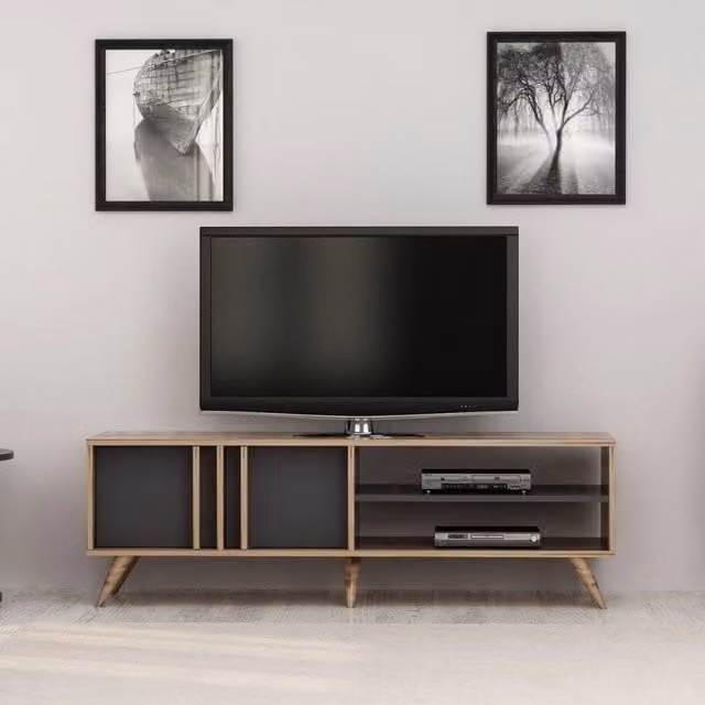 Porta Tv Rilla 150 noce antracite