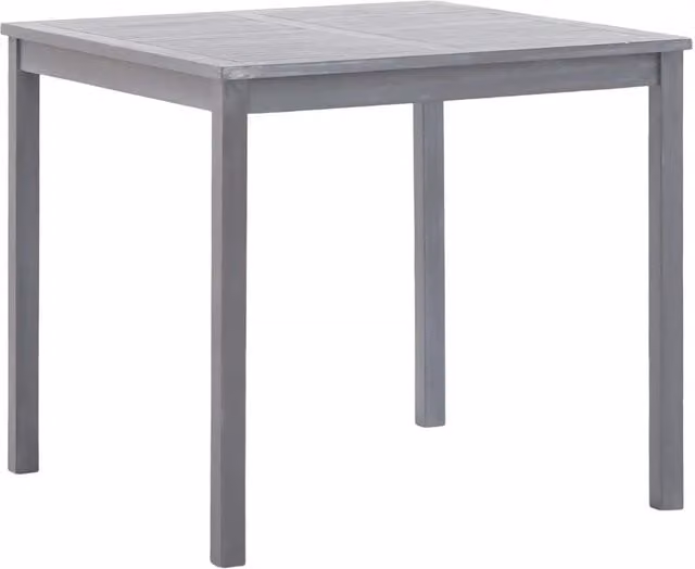 Set da Pranzo per Giardino 5 pz | Set Salotto da Giardino Legno Massello di Acacia Grigio
