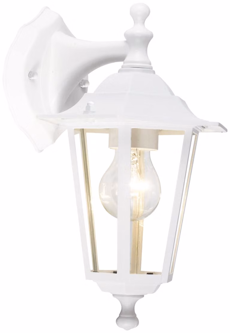 Lampada da esterno a sospensione Crown, bianca
