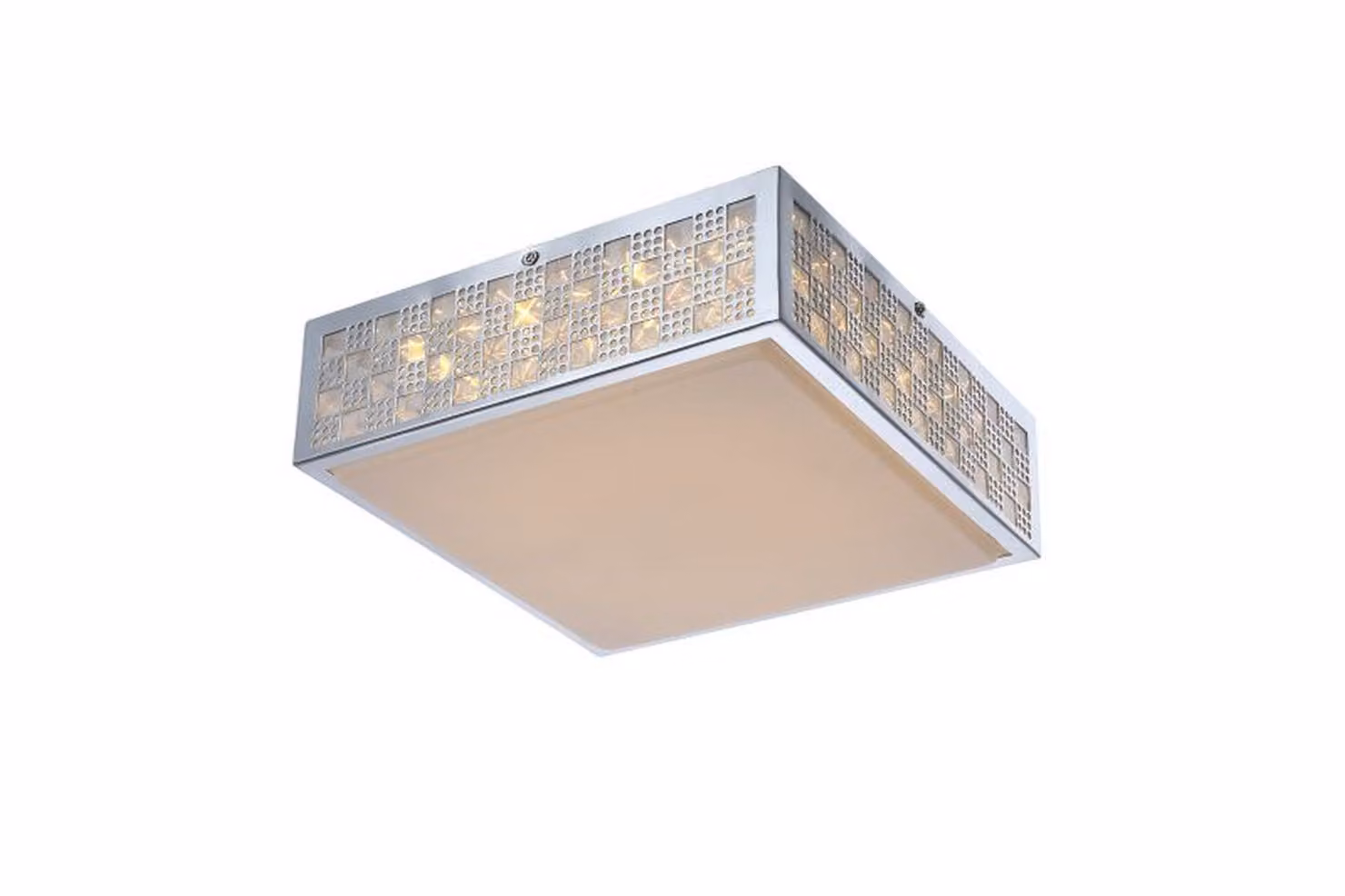 Plafoniera LED da soggiorno modello angolare 30 cm corridoio 41614